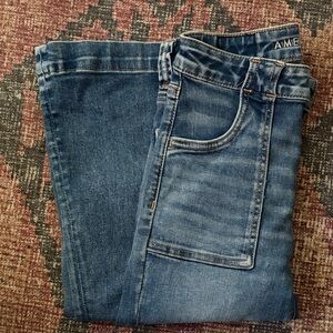 American Eagle Outfitters Dark Blue Flare Jeans